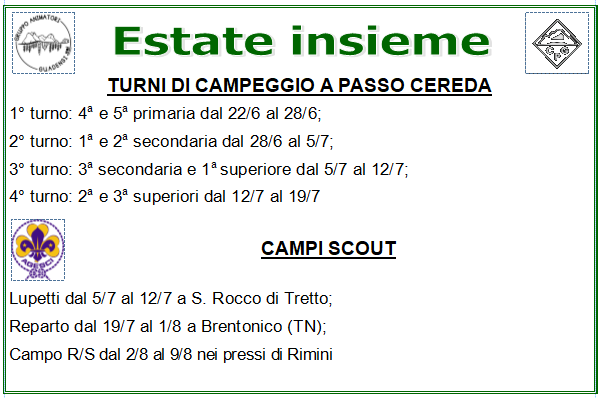 CAMPI SCUOLA