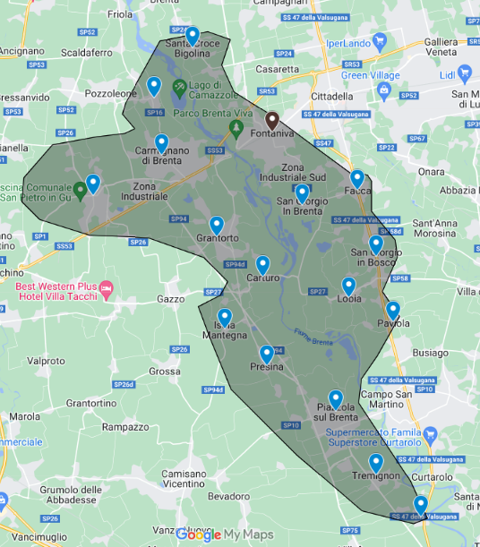 mappa Vicariato Fontaniva Piazzola new